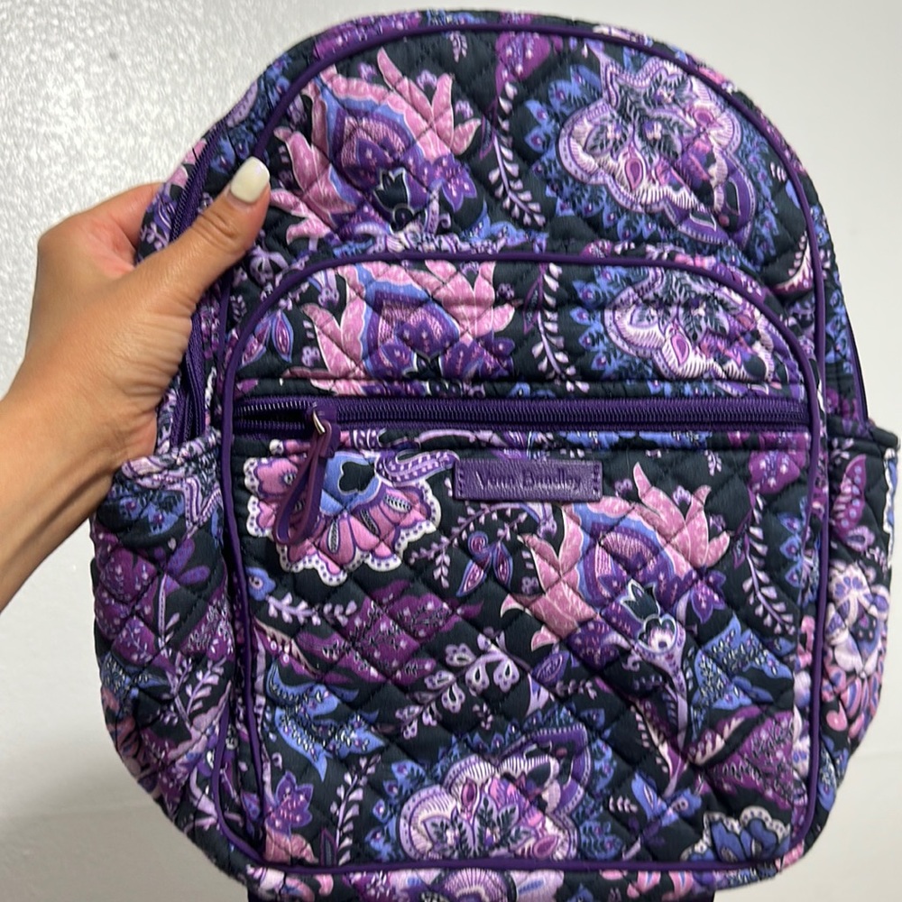 Vera Bradley Small Backpack in Custom Java Purple
